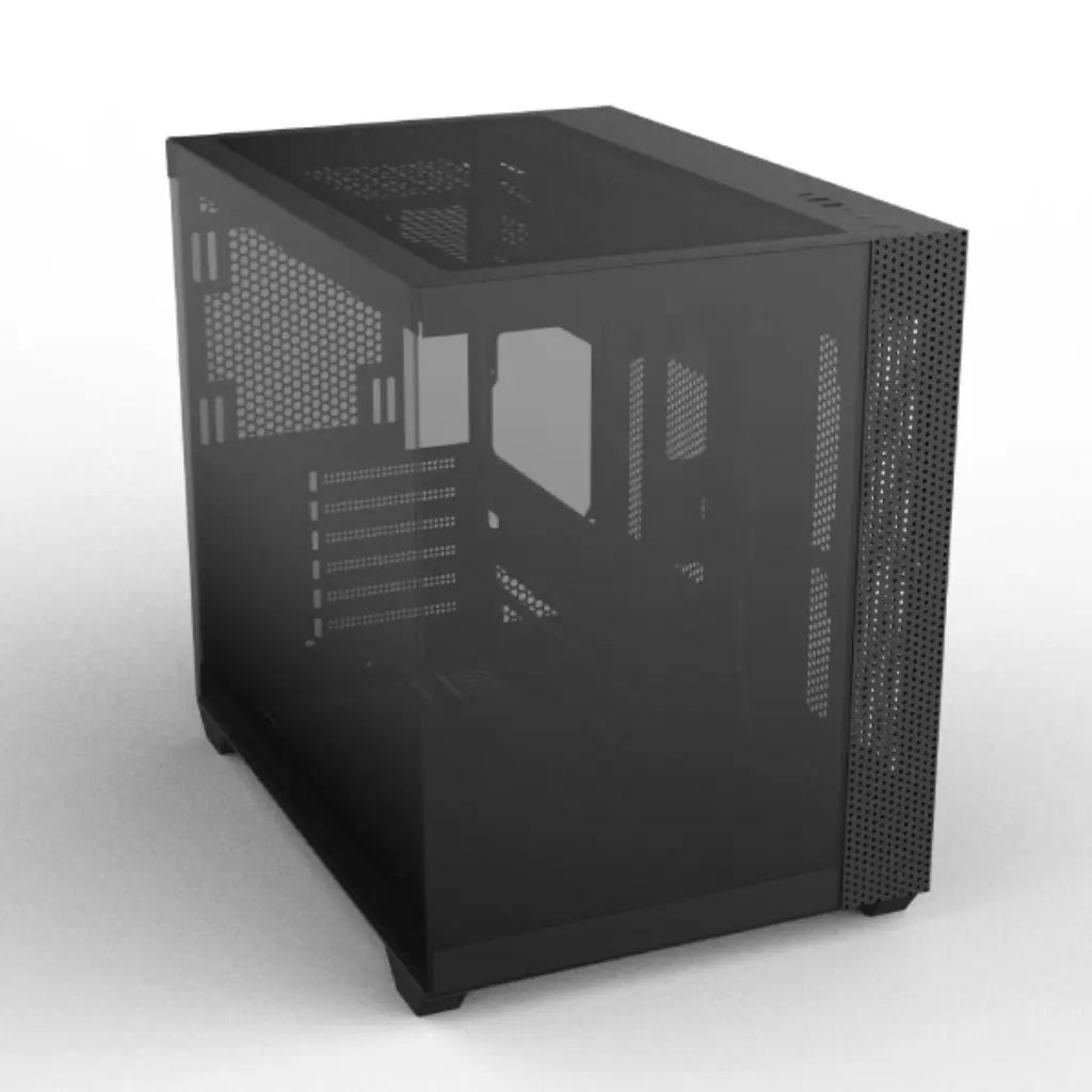 Cooler Master CD600 ARGB ATX Mid Tower Computer Case Full Transparent Sea‑View Design-tpstech.in