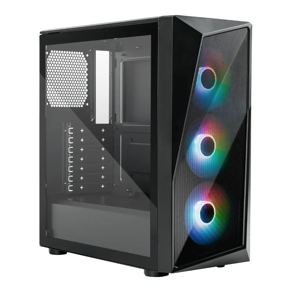 Cooler Master CMP 520 ARGB Mid‑Tower ATX Computer Case with Mesh Geode Front Panel-tpstech.in