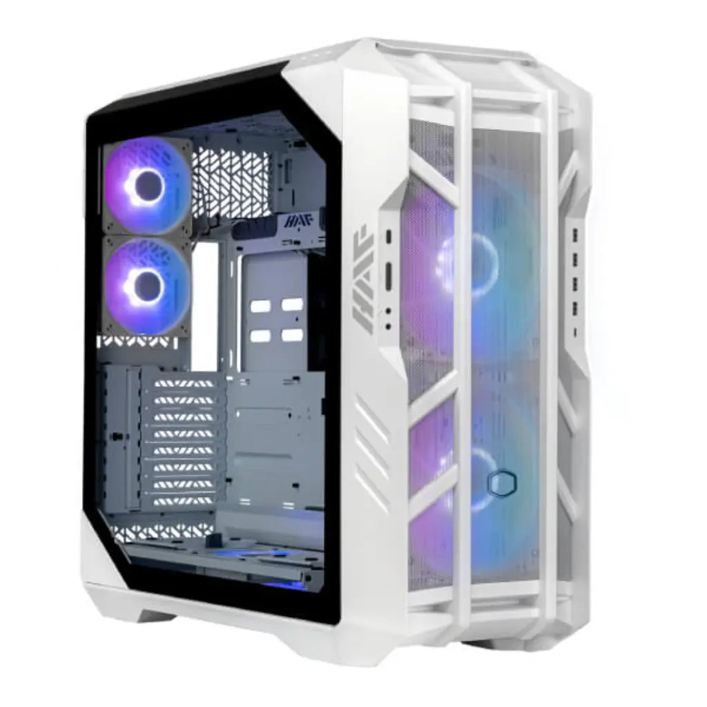 Cooler Master HAF 700 Tempered Glass Full Tower E‑ATX Gaming Cabinet - White-tpstech.in