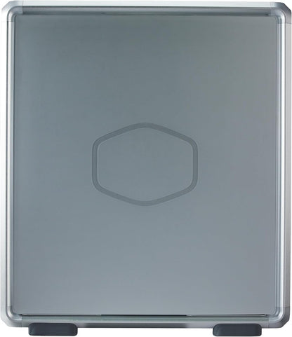 Cooler Master MasterFrame 500 Mesh ARGB Open‑Frame Mid‑Tower Case - Silver