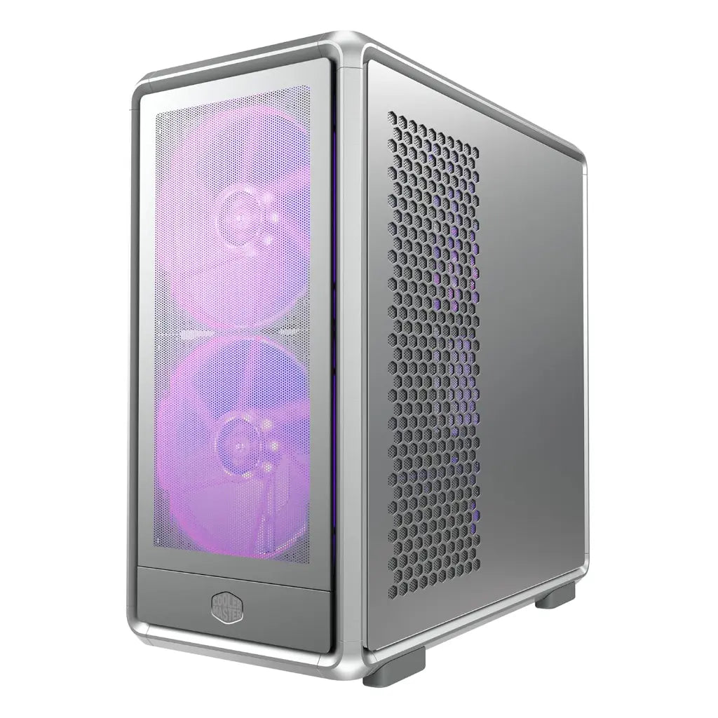 Cooler Master MasterFrame 600 Mesh ARGB Open‑Frame E‑ATX Mid‑Tower PC Case - Silver-tpsetch.in
