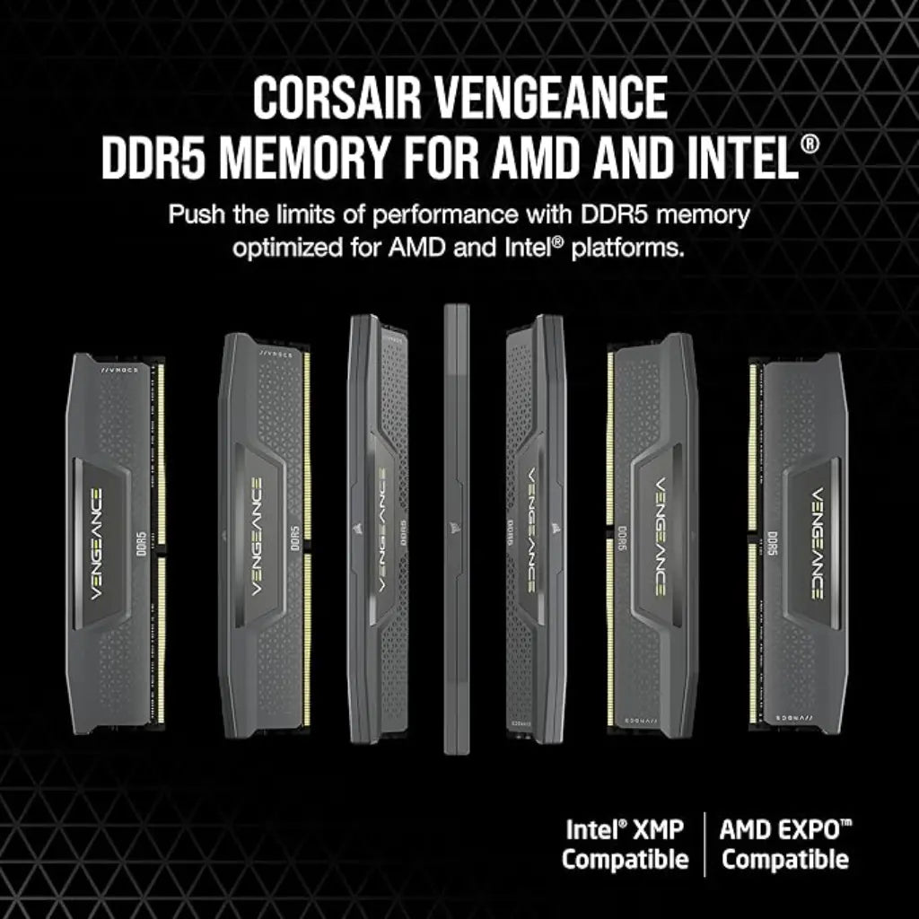 Corsair Vengeance 96GB (2x48GB) DDR5 RAM 6000MHz CL30 288-Pin DIMM Desktop Memory-tpstech.in