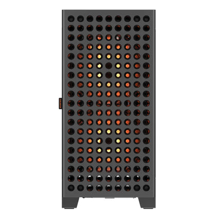 Cougar Airface Eco RGB Mid Tower PC Case with Dual 180mm ARGB PWM Fans - Black-tpstech.in