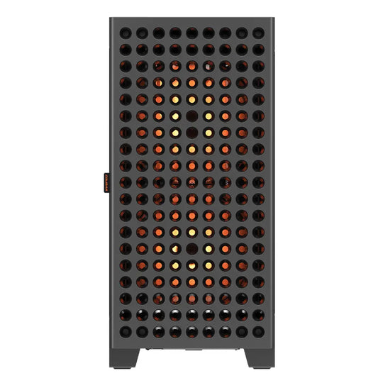 Cougar Airface Eco RGB Mid Tower PC Case with Dual 180mm ARGB PWM Fans - Black-tpstech.in