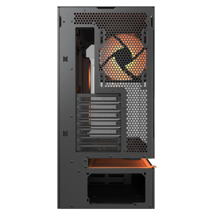 Cougar CFV235 Tempered Glass ATX Mid‑Tower Gaming Case with Central Floating Ventilation - Black-tpstech.in