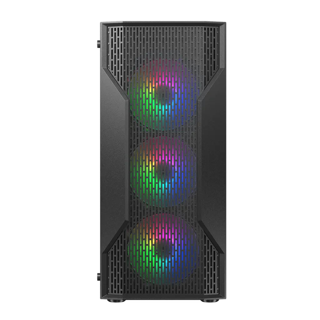 Cougar MX110 RGB Mid Tower ATX Case with 4 Pre‑Installed RGB Fans-tpstech.in