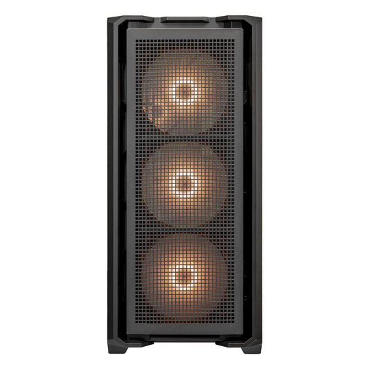 Cougar MX600 RGB CGR-57C9B-RGB ATX Full Tower PC Case with Tempered Glass 4 ARGB PWM Fans - Black-tpstech.in