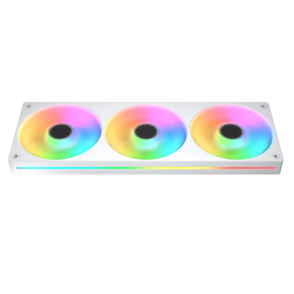 Cougar Poseidon Vistek Pro ARGB 360mm Liquid Cooler with 3.95 Inch IPS LCD Display - White-tpstech.in