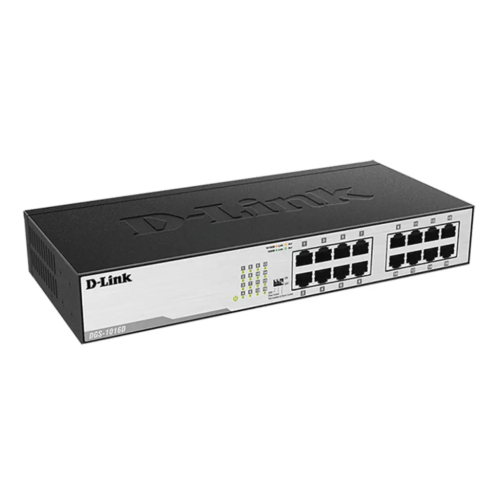 D-Link DGS-1016D 16-Port Gigabit Unmanaged Desktop Switch-tpstech.in
