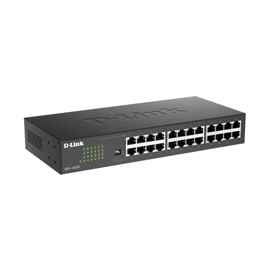 D-Link DGS-1024D 24 Port Gigabit Unmanaged Desktop Switch-tpstech.in