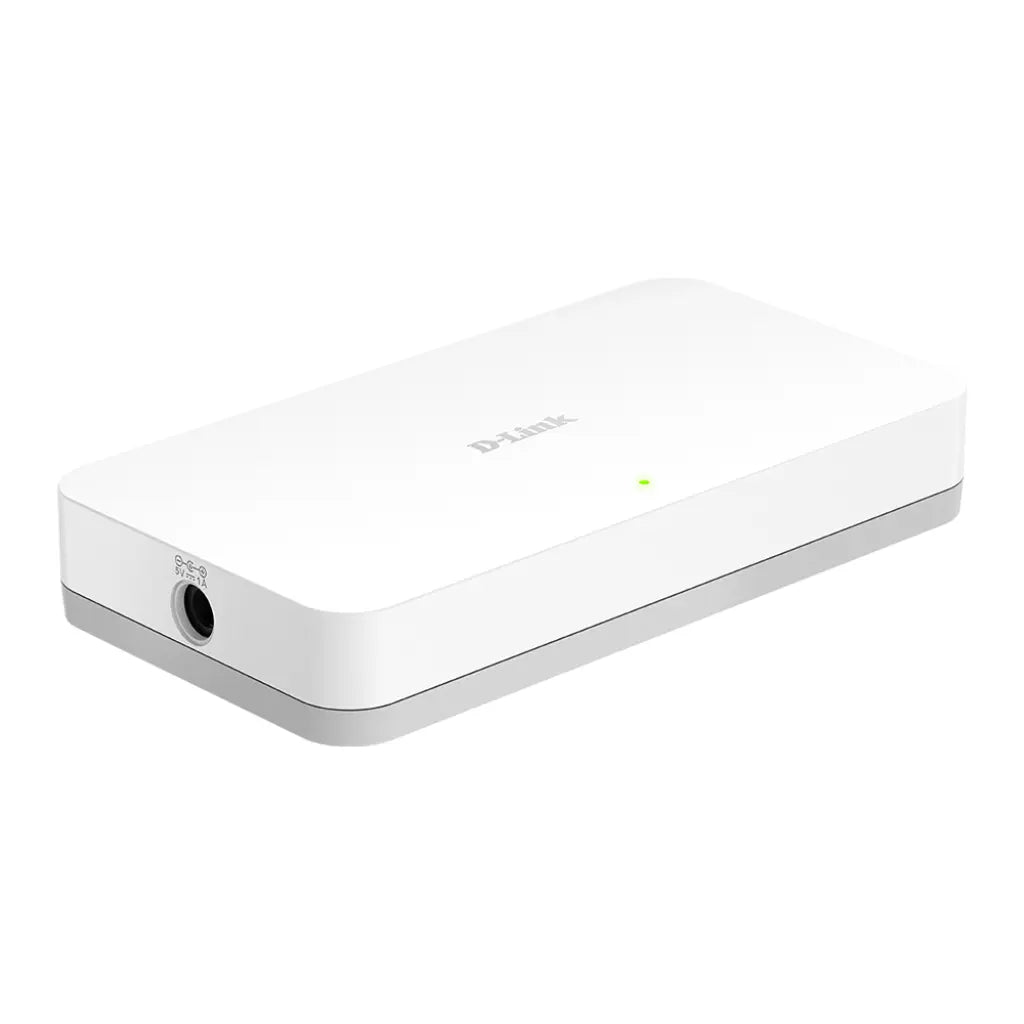 D-Link DGS‑1008A 8‑Port Gigabit Unmanaged Desktop Switch Fanless Design-tpstech.in