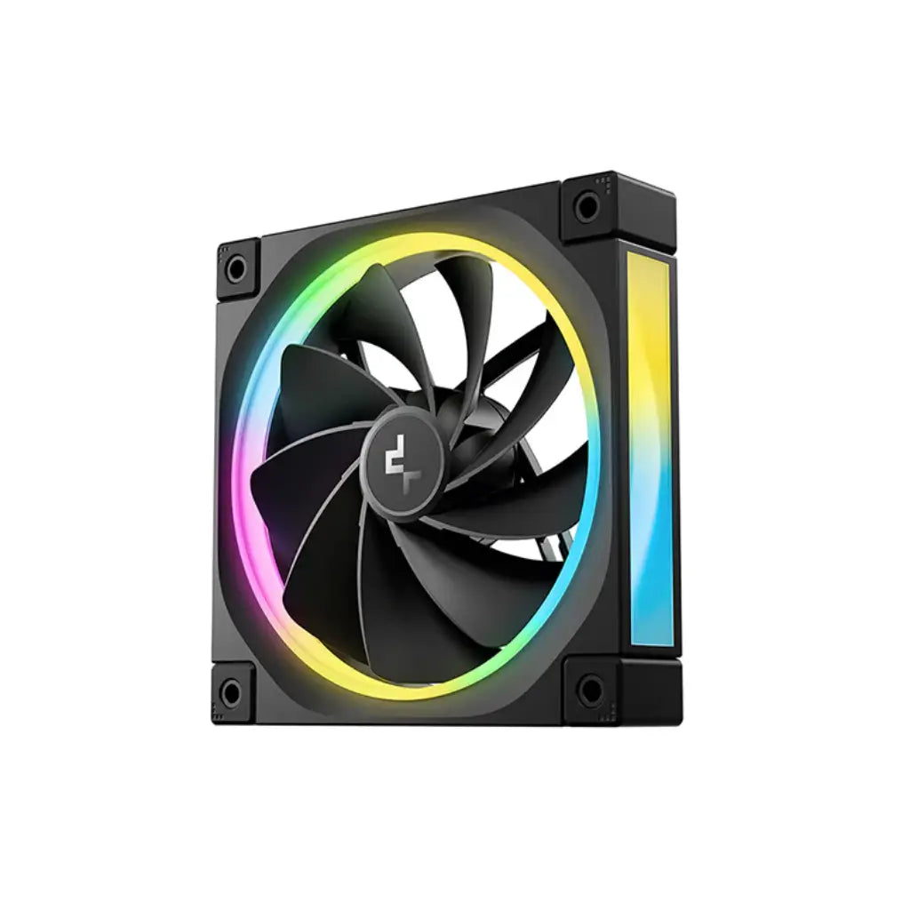 DeepCool FL12R 3in1 ARGB Reverse Blade 120mm PWM Case Fan Pack - Black-tpstech.in