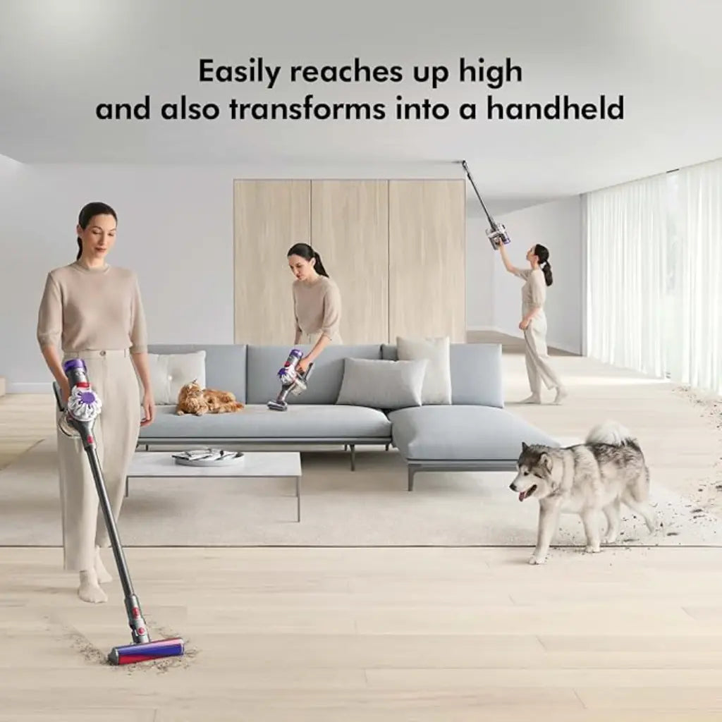 Dyson V8 Absolute Cordless Stick Vacuum 115 Air‑Watts 40 Min Runtime HEPA Filtration-tpstech.in