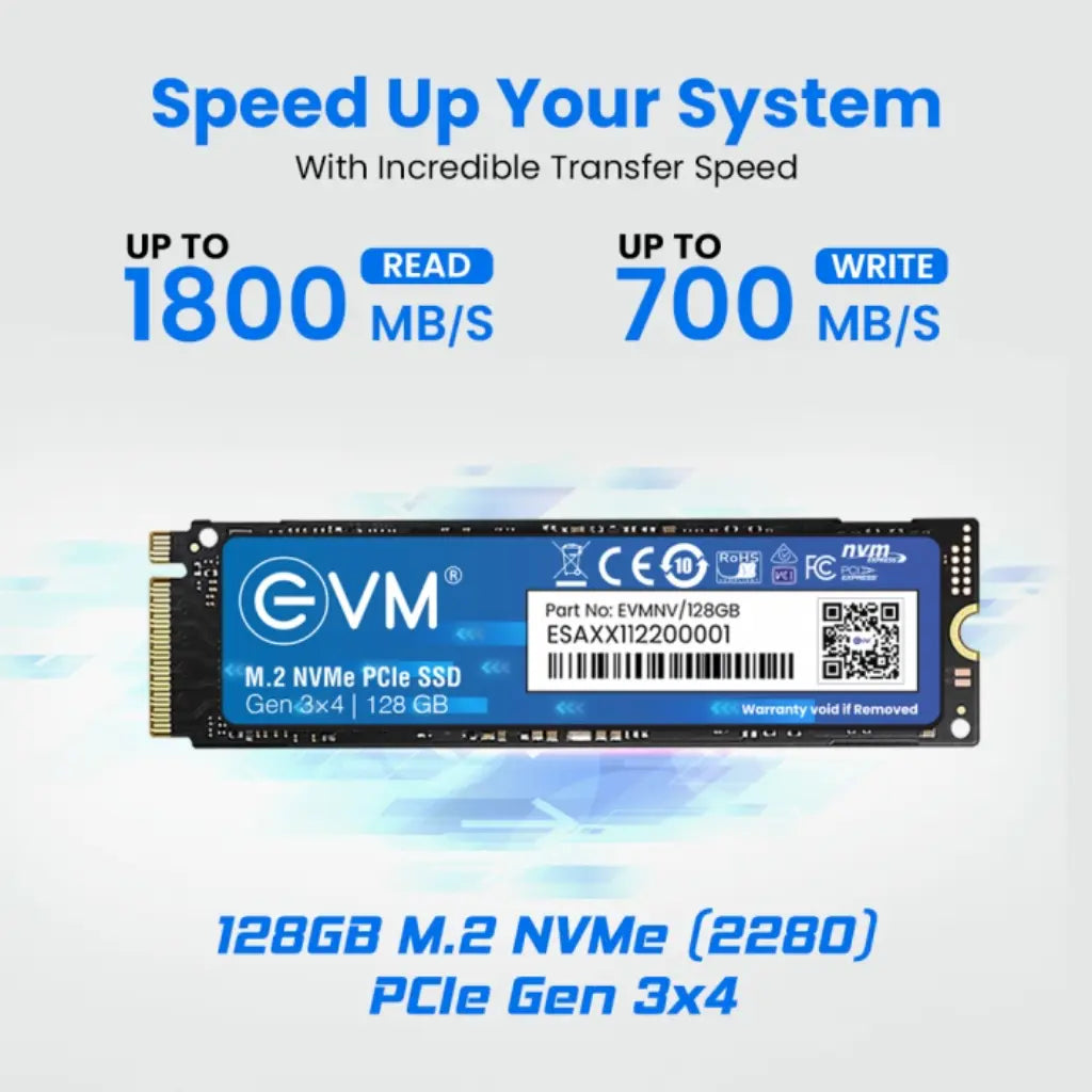 EVM 128GB M.2 NVMe PCIe Gen3x4 Internal Solid State Drive-tpstech.in