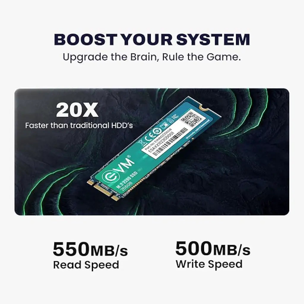 EVM 256GB 3D TLC NAND M.2 2280 SATA III Internal Solid State Drive-tpstech.in