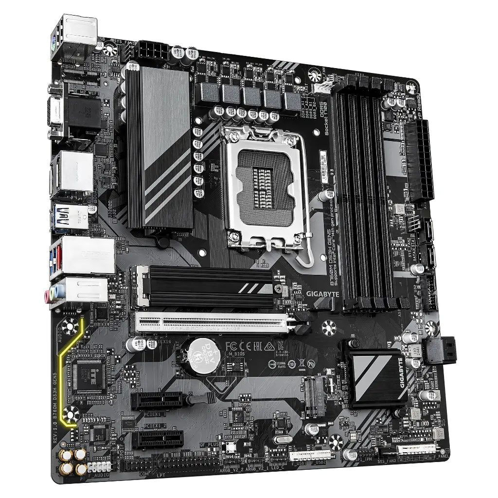 Gigabyte B760M DS3H GEN5 Intel B760 LGA1700 DDR5 Micro-ATX Motherboard-tpstech.in