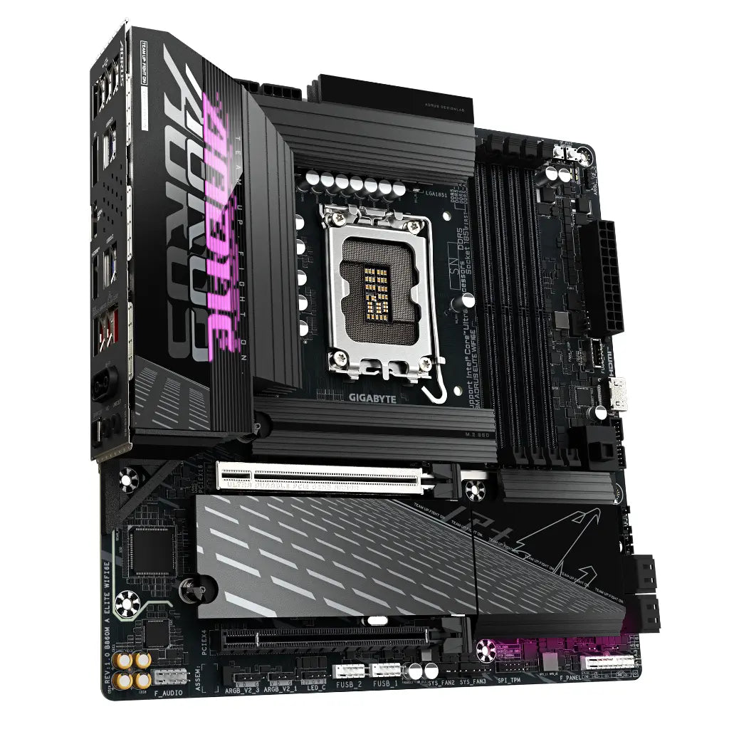 Gigabyte B860M AORUS ELITE WIFI6E Intel B860 LGA1700 DDR5 Micro-ATX Motherboard-tpstech.in