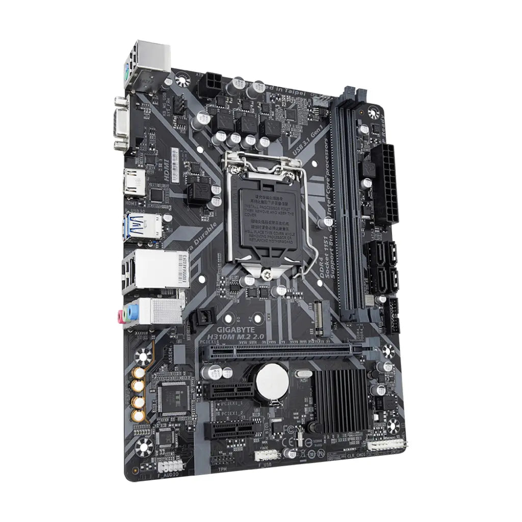 Gigabyte H310M M.2 2.0 Intel H310 LGA1151 DDR4 Micro-ATX Motherboard-tpstech.in