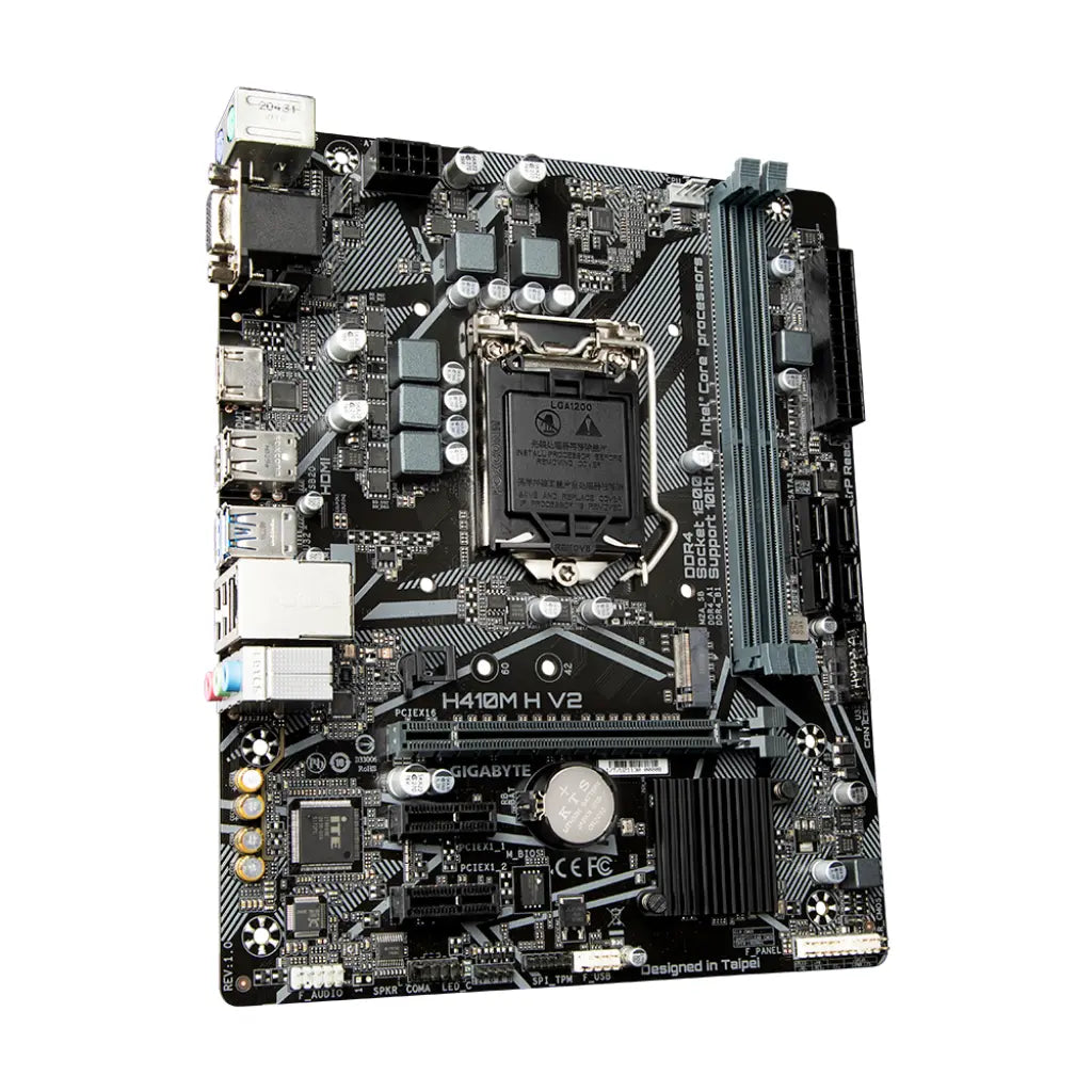 Gigabyte H410M H V2 Intel H410 LGA1200 DDR4 Micro-ATX Motherboard-tpstech.in