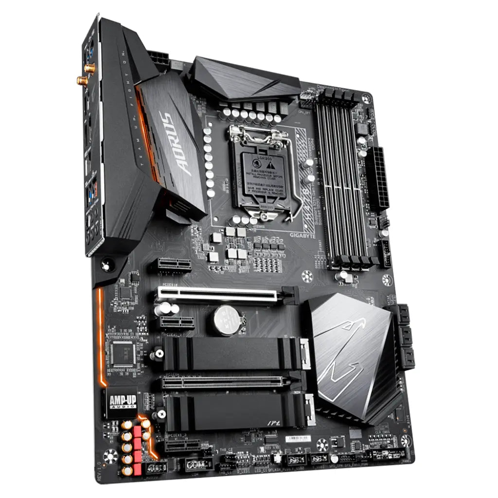 Gigabyte H470 AORUS PRO AX Wi-Fi 6 Intel H470 LGA1200 DDR4 ATX Motherboard-tpstech.in