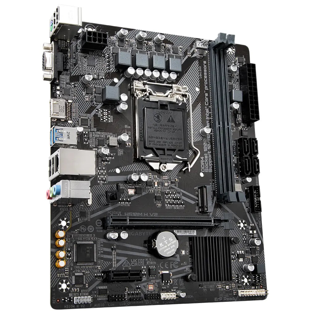 Gigabyte H510M H V2 Intel H510 LGA1200 DDR4 Micro-ATX Motherboard-tpstech.in