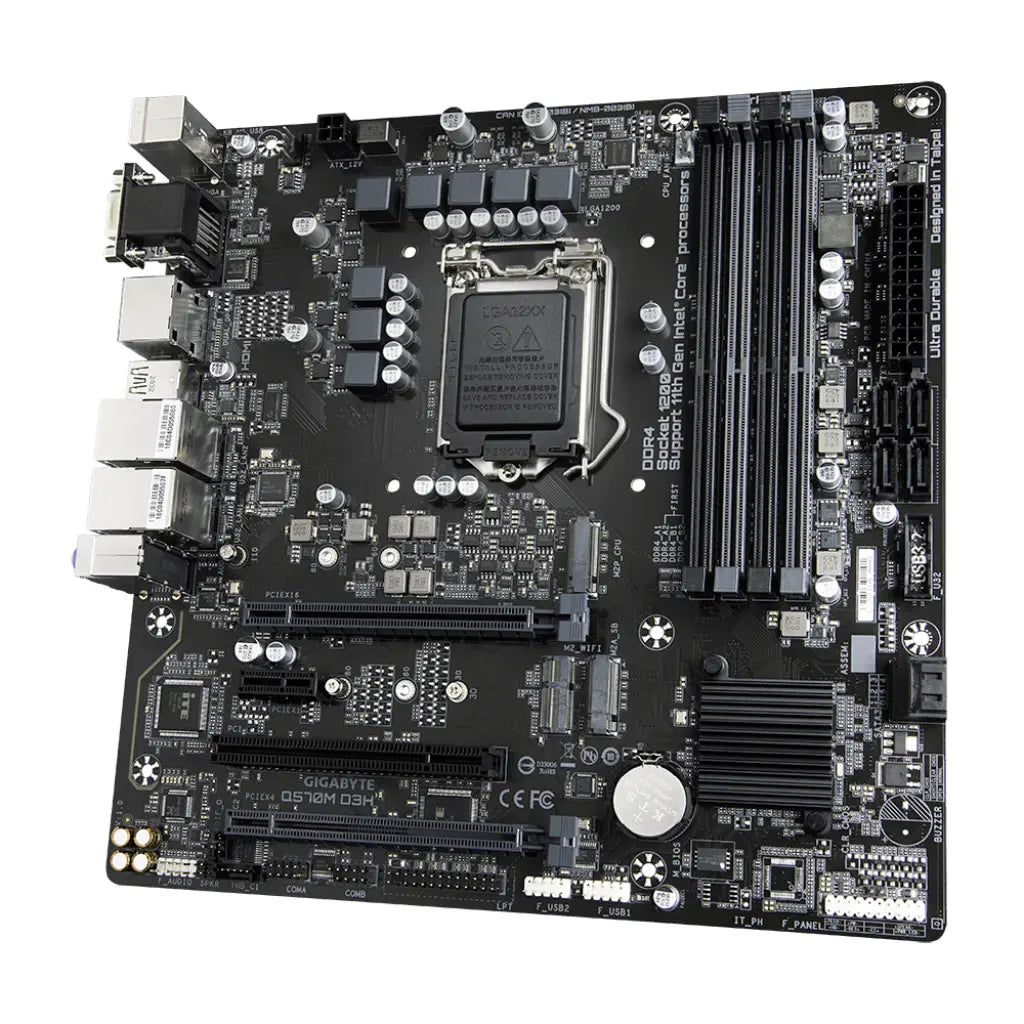 Gigabyte Q570M D3H Intel Q570 LGA1200 DDR4 Micro-ATX Motherboard-tpstech.in