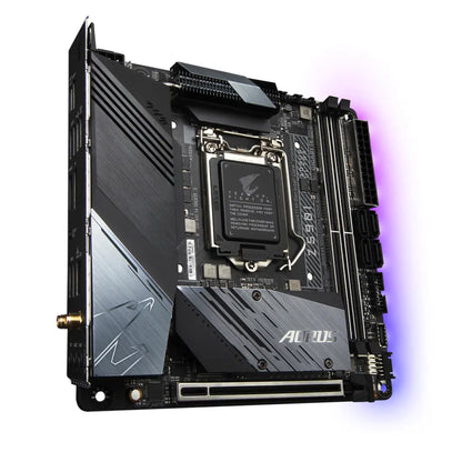 Gigabyte Z590I AORUS ULTRA Intel Z590 LGA1200 DDR4 Mini-ITX Motherboard-tpstech.in