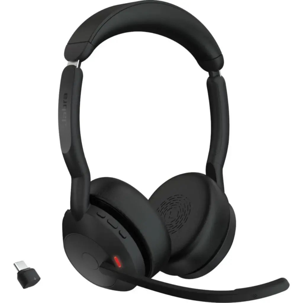 Jabra Evolve2 55 UC Stereo Wireless Headset with Active Noise Cancellation-tpstech.in