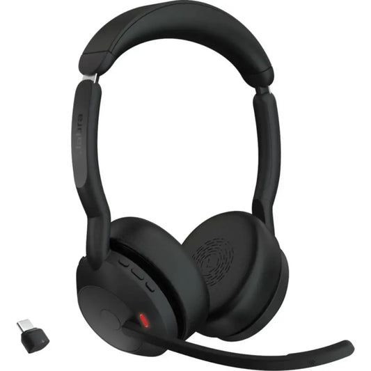 Jabra Evolve2 55 UC Stereo Wireless Headset with Active Noise Cancellation-tpstech.in