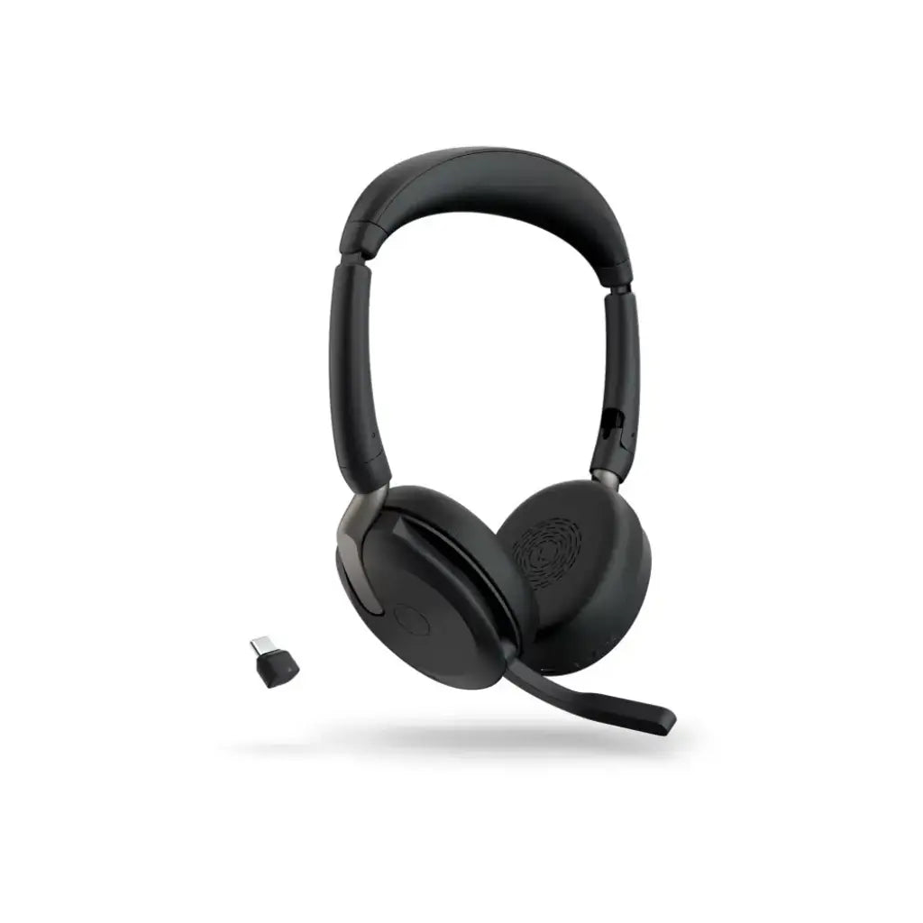 Jabra Evolve2 65 Flex MS Stereo Wireless Headset with Link 380c USB‑C-tpstech.in