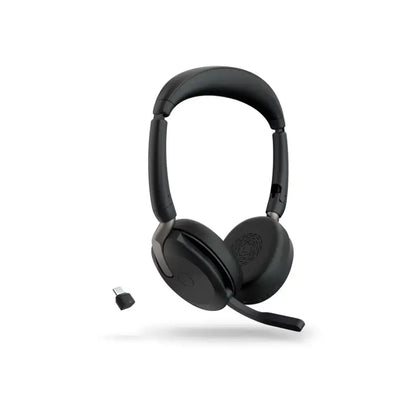 Jabra Evolve2 65 Flex MS Stereo Wireless Headset with Link 380c USB‑C-tpstech.in