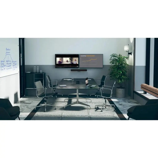 Jabra PanaCast 50 180° Panoramic 4K Intelligent Video Bar remium Meeting Room Conference Camera with 13MP Triple Cameras & 8‑Microphone Array-tpstech.in
