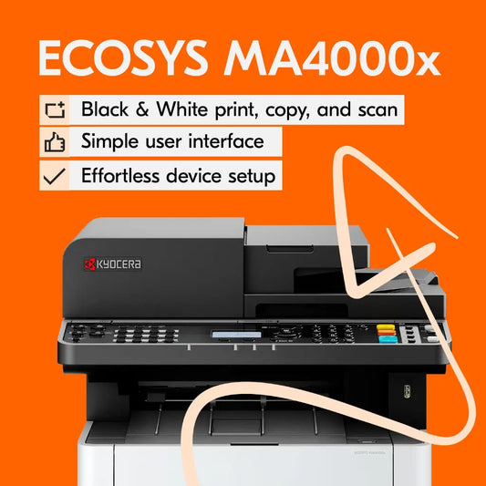 Kyocera ECOSYS MA4000X Monochrome Laser Multifunction Printer with Duplex Printing-tpstech.in