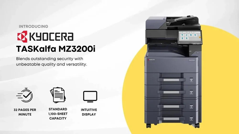 Kyocera TASKalfa MZ3200i A3 Monochrome Multifunction Laser Printer 32 PPM
