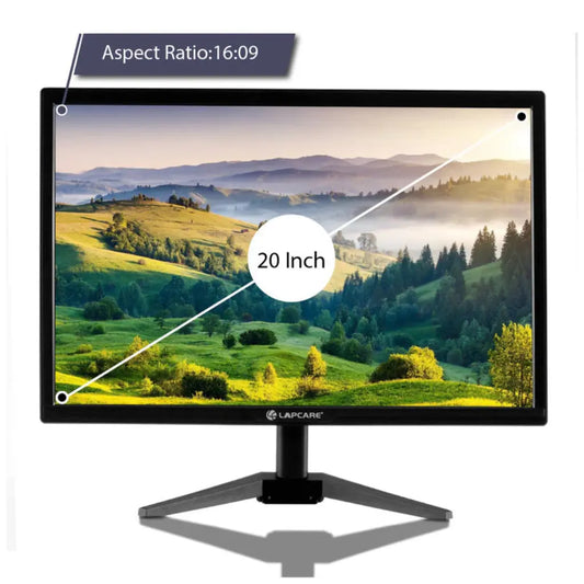 LAPCARE LM21WHD 20" 60Hz 1600x900 VGA HDMI Wall Mountable LED Monitor-tpstech.in