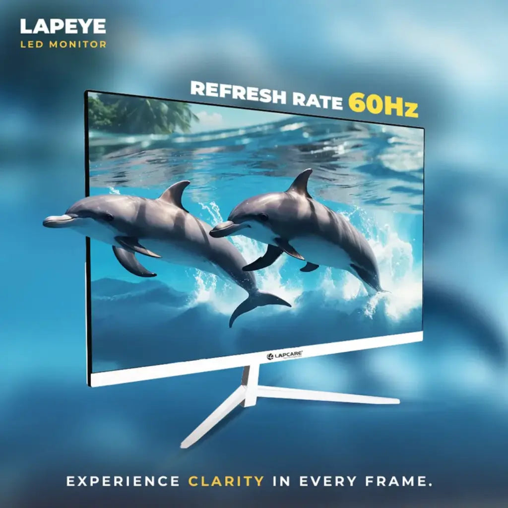 LAPCARE LM22WHD-SP 22" 60Hz 5ms Full HD LED Monitor with Built-in Speakers-tpstech.in