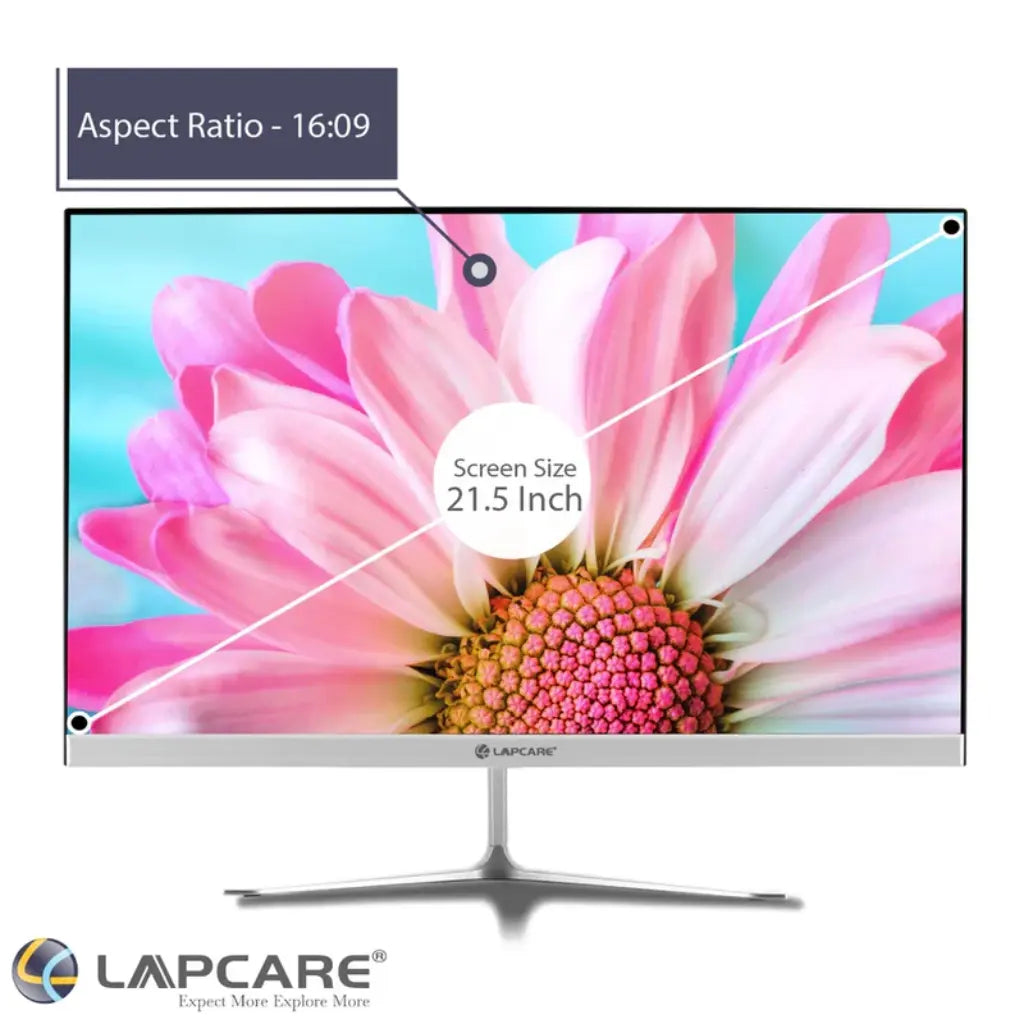 LAPCARE LM22WHD 22" 60Hz 5ms Full HD LED Wall Mountable Monitor-tpstech.in