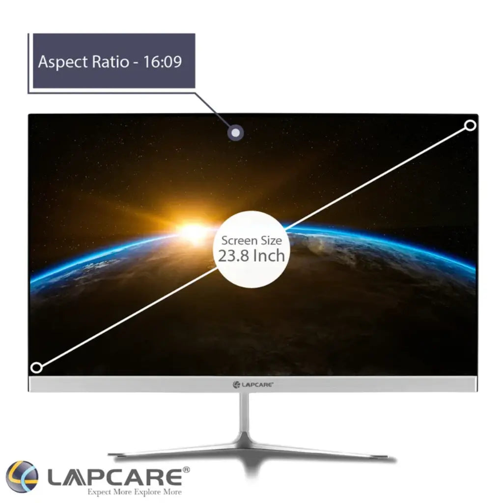 LAPCARE LM24WFHD 24" 60Hz 5ms Full HD LED Wall Mountable Monitor-tpstech.in