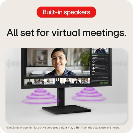 LG 27BA450 27" 100Hz Full HD IPS Monitor Built-in Speakers-tpstech