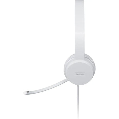 Lenovo 110 Stereo USB Headset with Rotatable Boom Mic Memory-Foam Earcups