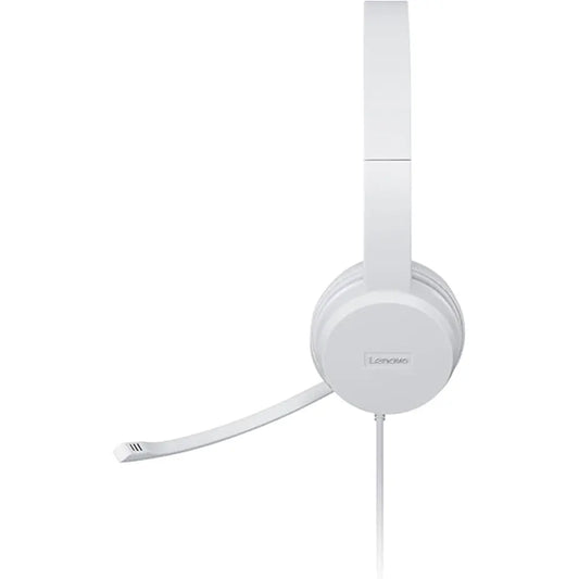 Lenovo 110 Stereo USB Headset with Rotatable Boom Mic Memory-Foam Earcups