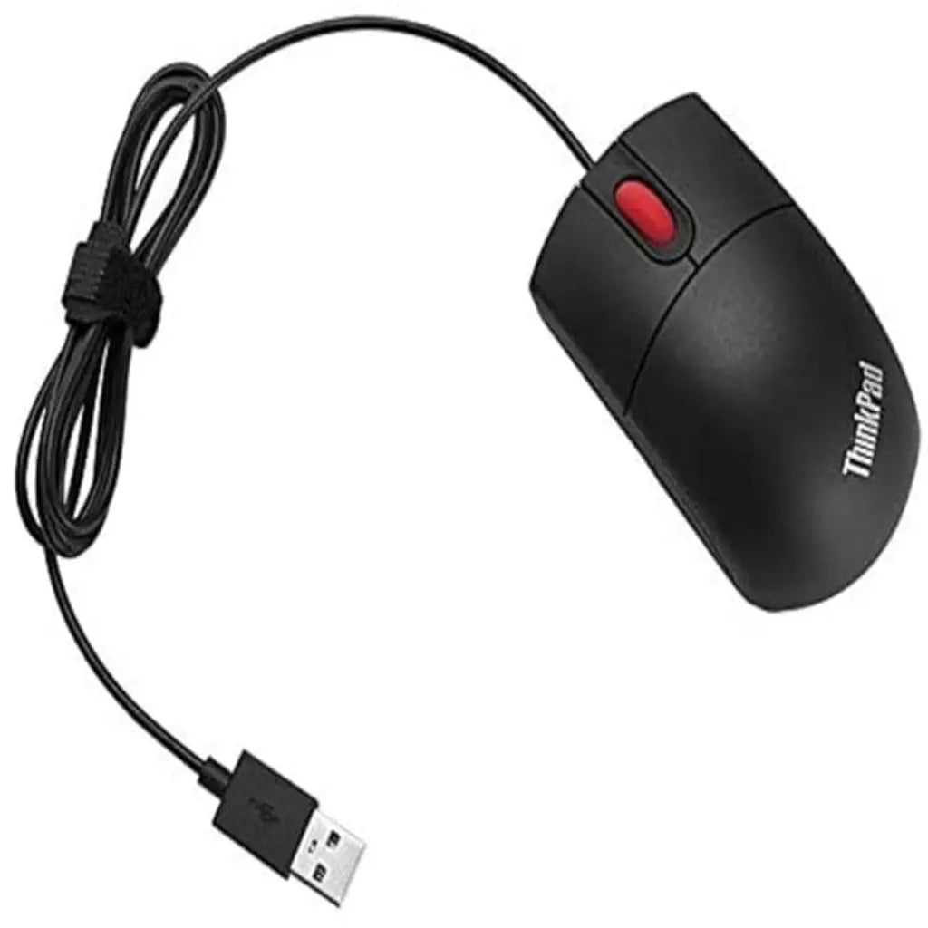 Lenovo ThinkPad 31P7410 Wired USB Travel Mouse Compact Design-tpstech.in
