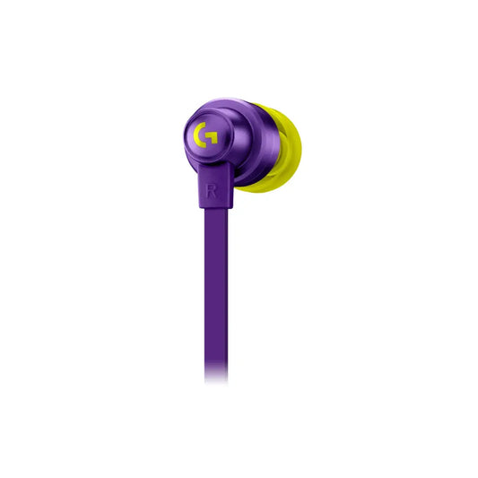 Logitech G333 Wired Gaming Earphones with Dual Drivers & In-Line Mic Purple-tpstech.in