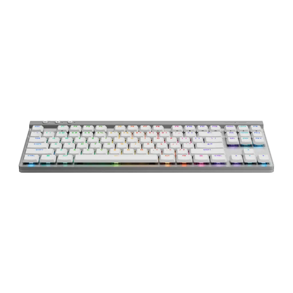 Logitech G515 LIGHTSPEED TKL Wireless Low-Profile Gaming Keyboard LIGHTSYNC RGB - White-tpstech.in