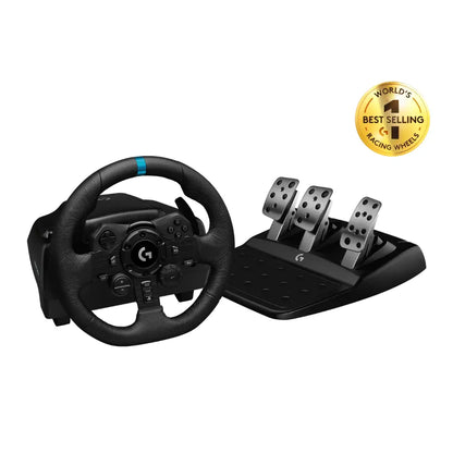 Logitech G923 TRUEFORCE Sim Racing Wheel with Pedals for PC PS5 PS4 Xbox Series X|S & Xbox One-tpstech.in