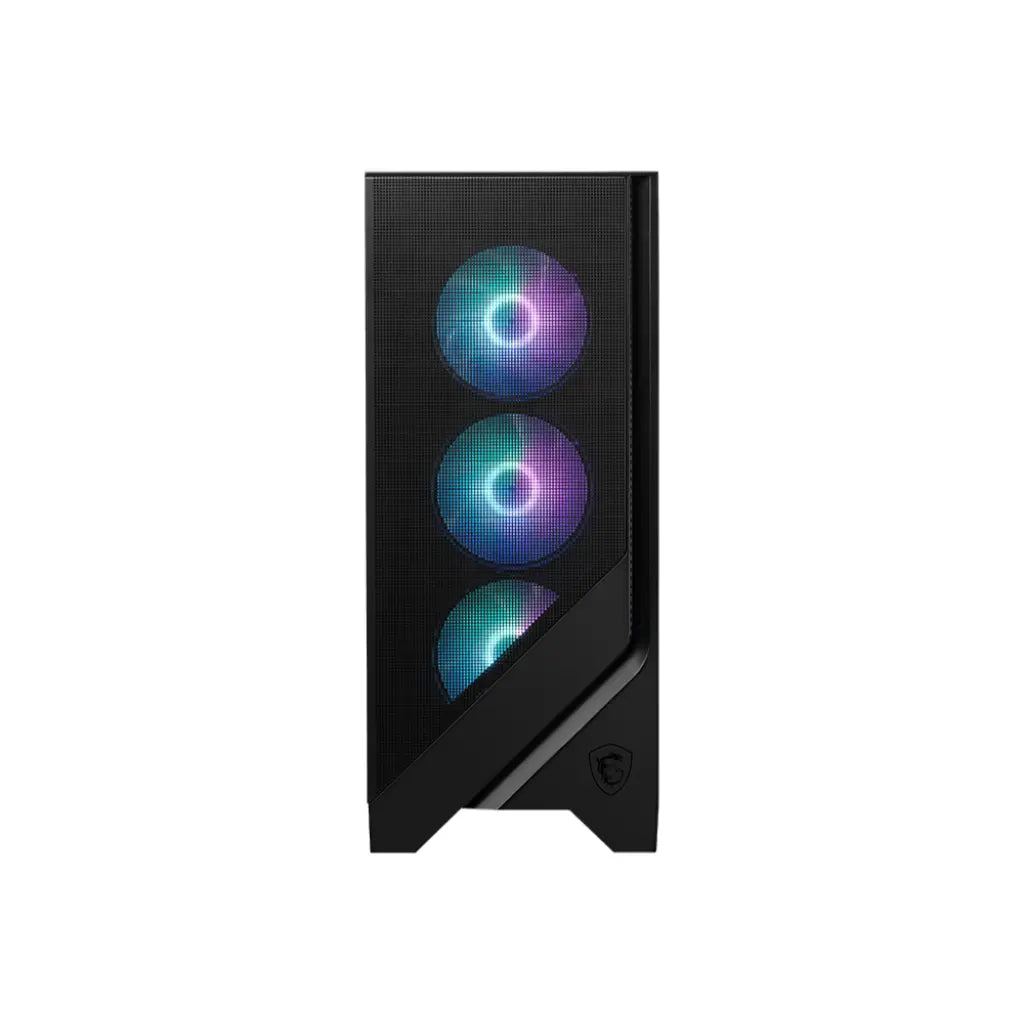 MSI MAG FORGE 320R Airflow Tempered Glass Mid Tower ARGB Gaming Cabinet - White-tpstech.in