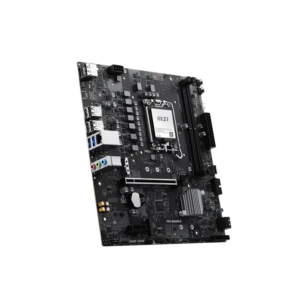 MSI PRO B860M‑E B860 LGA1851 DDR5 Motherboard-tpstech.in