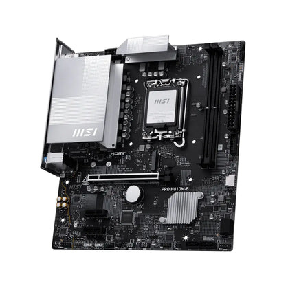MSI PRO H810M‑B Intel H810 LGA1851 Micro‑ATX DDR5 Motherboard-tpstech.in