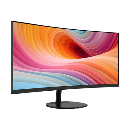 MSI PRO MP341CQ E12 34" UltraWide Curved UWQHD 120Hz VA Business Productivity Monitor-tpstech.in