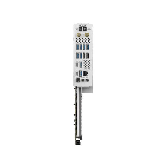 NZXT N9 X870E AM5 ATX DDR5 Motherboard with Wi‑Fi 7 – White-tpstech.in